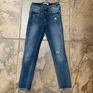 Flying Monkey stretch crop jeans size 24w x 25L